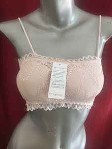 081 - Lace Net Bra Removable Cup