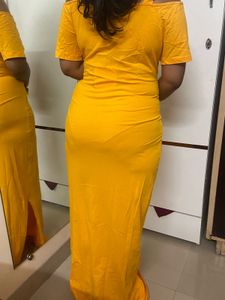 Bodycon Dress With Slit