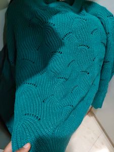 Zudip Teal Knit Sweater