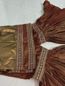 beautiful maroon garara perfect for wedding