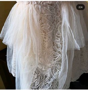 Elegant White Lace Dress