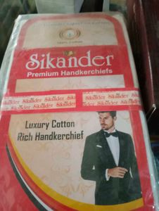 Gent&#39;s White Cotton Handkerchiefs