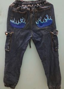 🌊Painted Jeans