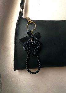 Black Beauty Beads Bag Charm