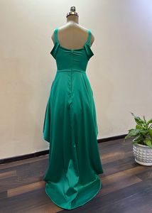 Green High Low Dress (Bust :32-34)