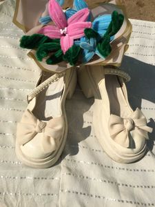 Platform Mary Janes with Bow ladies