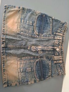 Denim Mini Skirt