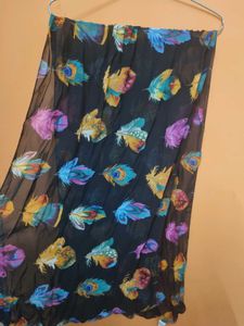 Black Scarf with Colorful MorPunks
