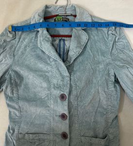 blue corduroy jacket