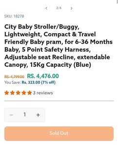 LuvLap Baby Stroller