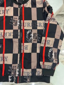 Burberry Checkered Bomber Jacket