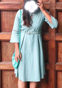 Mint Green Midi Dress