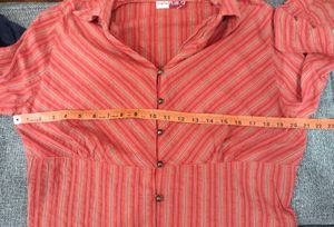 Vintage Striped Button-Down
