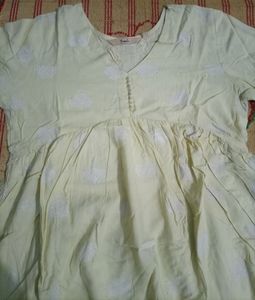 A Line Cotton Kurta