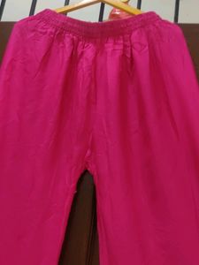 Pink Plazo Free Size