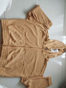 Cozy Brown Knit Jacket