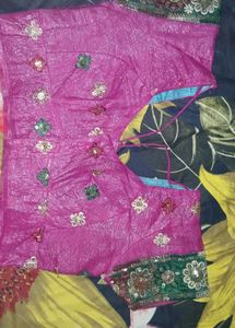 Pink Embellished Blouse