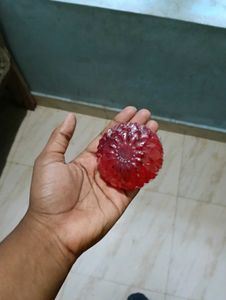 Handcrafted Red Flower Soap