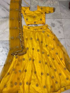 Yellow Lehenga Choli Set
