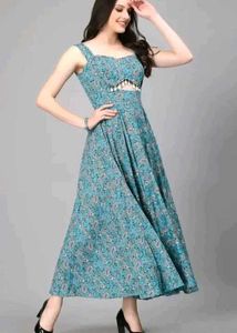Chic Paisley Cutout Dress