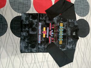 Black Colour Full Sleeves Tshirt 👕