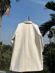 Elegant Cream Trench Coat