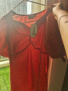 plusS Brand Orange Slit Dress 🔥🏵️