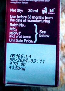 LIVON Go Frizz Free 20ml Bottle
