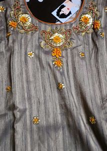 Handwork Embroidery Shalwar Suit
