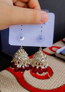 Purple Jhumka