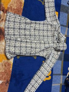 Checked Pattern sweater