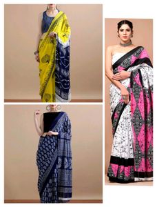 Combo 3 Sarees Mil Cotton Saree