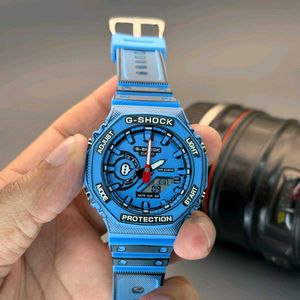 Casio G Shock GA 2100 Manga Edition Blue
