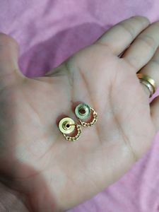 White Stone Earrings 🤍