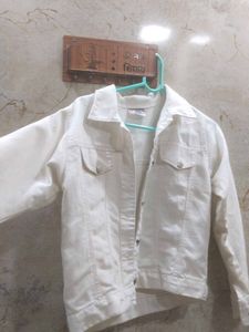 white denim jacket