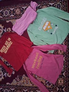 3 T Shirts 6 Pants Good Quality Cotton