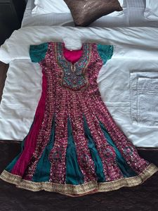 Vibrant Anarkali Kurta for Festive Occasions