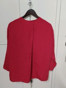 Plus Size Red Color Top#STUDIO