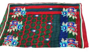 Multi Colour Satin Saree