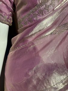 Elegant Lavender Saree