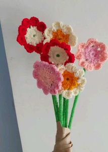 Crochet flower Decorations