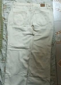 Off-White Straight Leg Jeans