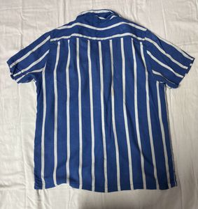 ZUDIO MENS BLUE STRIPPED SHIRT
