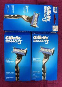 Gillette New Mach 3 Razor Pack of Three