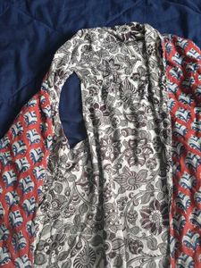 Boho Print Open Front Kimono