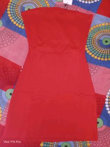 Chic Red Bodycon Mini Dress