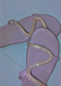 Sparkly Pink Flats