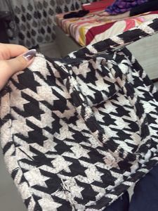 Houndstooth Shoulder Bag