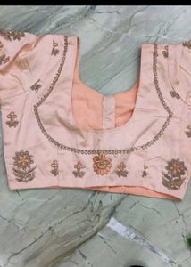 Peach Lehenga Choli Set