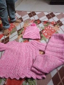 Cute Pink Knit Outfit